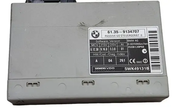 BMW X6 E71 Keyless (KESSY) go control unit/module 9134707 5WK49131B