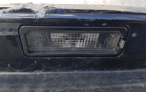Volkswagen Golf VII Number plate light