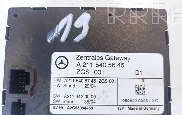 Mercedes-Benz E W211 Other control units/modules A2115405745 A2114420000 A2115405645