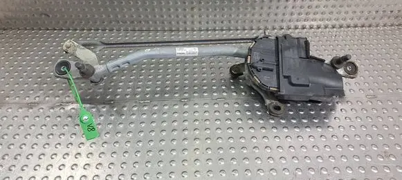 Front wiper linkage and motor