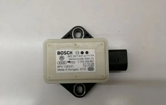 Audi A4 S4 B8 8K ESP acceleration yaw rate sensor 8K0907637A