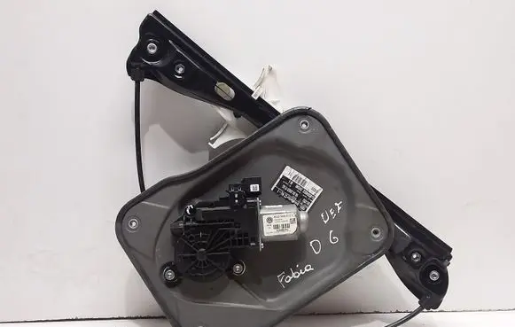Skoda Fabia Mk2 (5J) Rear door window regulator with motor 5J4839402C
