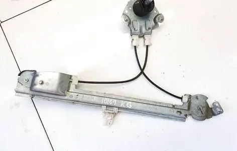 Sliding door window regulator with motor