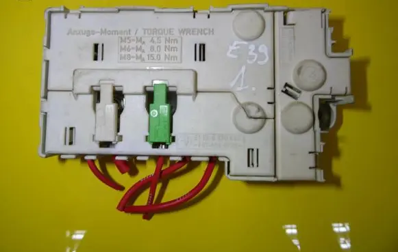 BMW 5 E39 Fuse box set 8370640 8370638