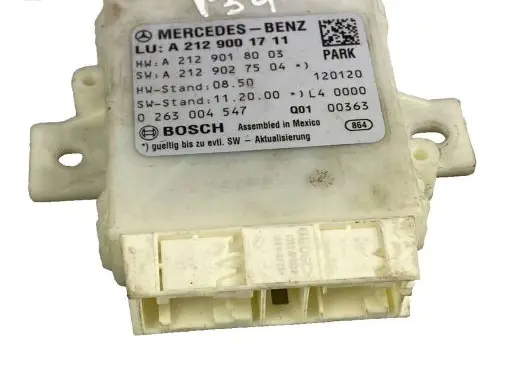 Mercedes-Benz E W212 Parking PDC control unit/module A2129001711 A2129018003 A2129027504