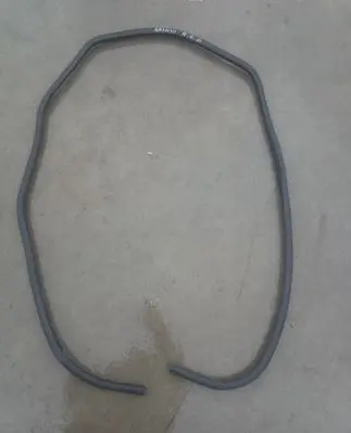 Nissan Qashqai Rear door rubber seal (on body) 