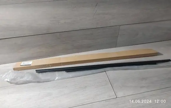 Mazda CX-3 Rear door glass trim molding D10E-50-670