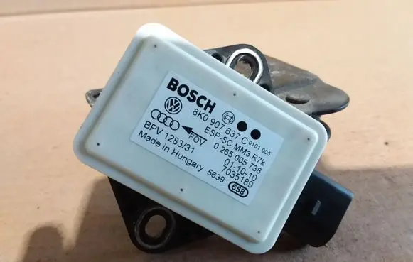 Audi A5 Sportback 8TA ESP acceleration yaw rate sensor 8K0907637C