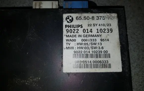 BMW 7 E38 Video control module 65508375127 902201410239 90220141023900