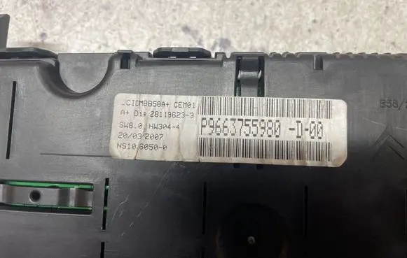 Citroen C4 I Picasso Speedometer (instrument cluster) P9663755980 NS10160500 281129745