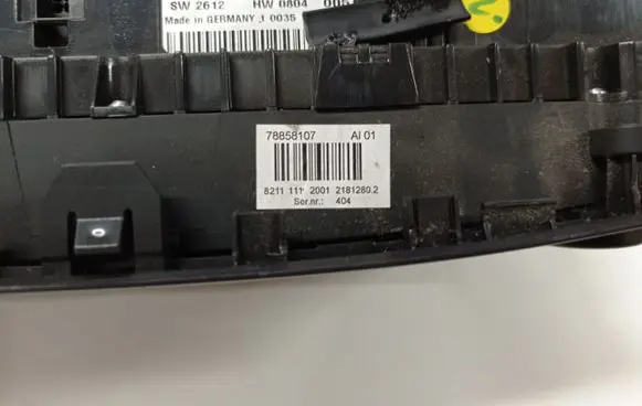 Citroen C5 Climate control unit K32260050019 5HB00933205 96829415ZD