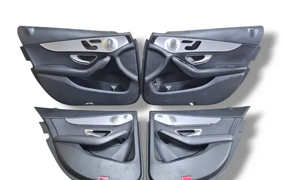 Mercedes-Benz C W205 Door card panel trim set A2058205600 A2057208308 A0028201901