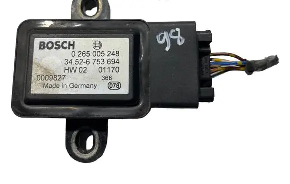BMW X5 E53 ESP acceleration yaw rate sensor 6753694 34526753694 0265005248