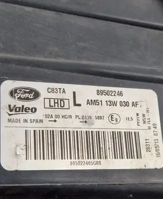 Ford C-MAX II Headlight/headlamp AM5113W030AF