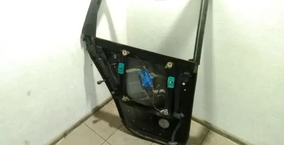 Porsche Cayenne (9PA) Rear door window regulator with motor 7L0839354D 7E0035411A 7L0839016