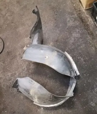 Volkswagen Tiguan Front wheel arch liner splash guards 5393199