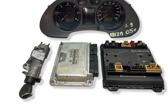 Seat Ibiza III (6L) Engine ECU kit and lock set 038906019HQ 0281010957 28SA5669