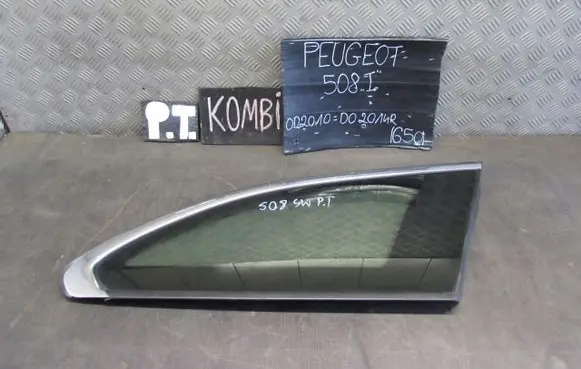 Peugeot 508 Sliding door window/glass 