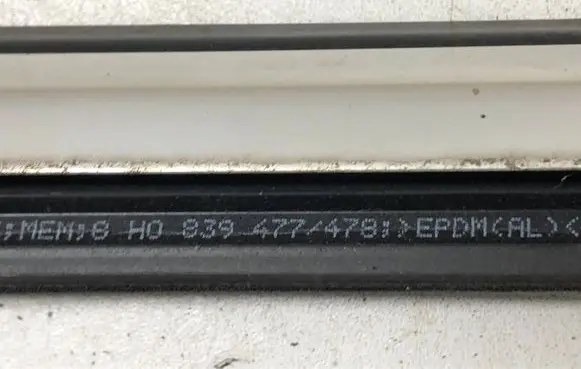 Audi A4 S4 B7 8E 8H Rear side glass trim 8H0839477
