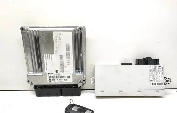BMW 3 E90 E91 Engine ECU kit and lock set 7799856 0281012707 6981416