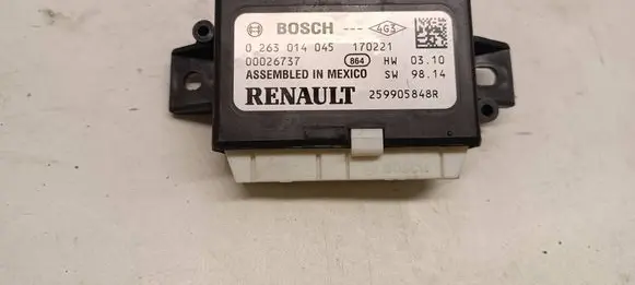 Renault Clio IV Parking PDC control unit/module 0263014045 259905848R