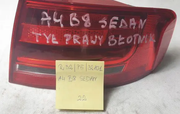 Audi A4 S4 B8 8K Rear/tail lights 8K5945096