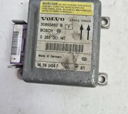 Volvo S40, V40 Airbag control unit/module 30855882 963190434F 0285001147