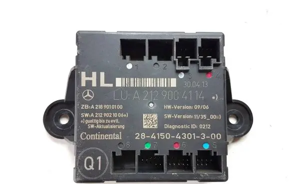 Mercedes-Benz C W204 Door control unit/module A2129004114