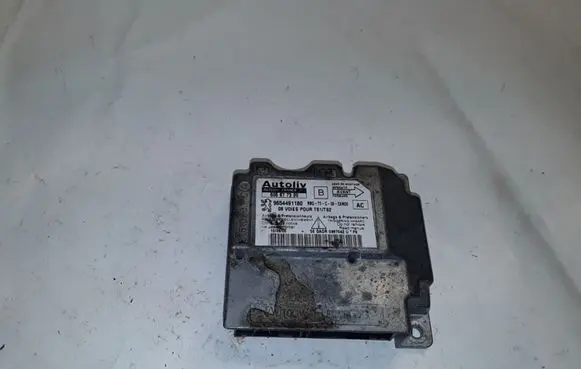 Peugeot 307 Airbag control unit/module 9654491180 606877300