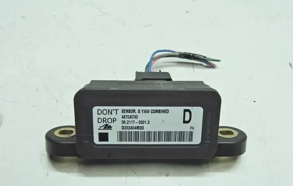 Mitsubishi ASX ESP acceleration yaw rate sensor 4670A730 D232A04M20 06211703013