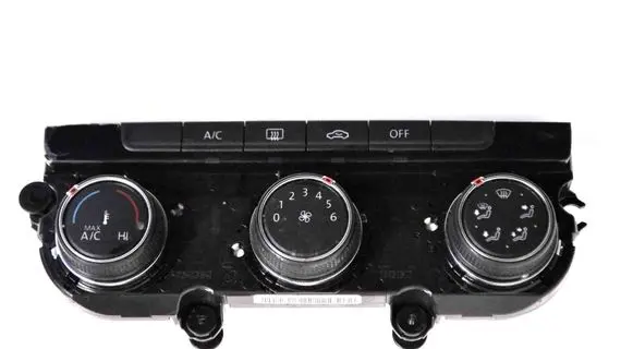 Volkswagen Golf VII Interior fan control switch 5G0907426M