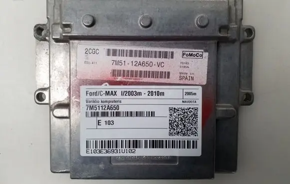 Ford Focus C-MAX Engine control unit/module 7M5112A650