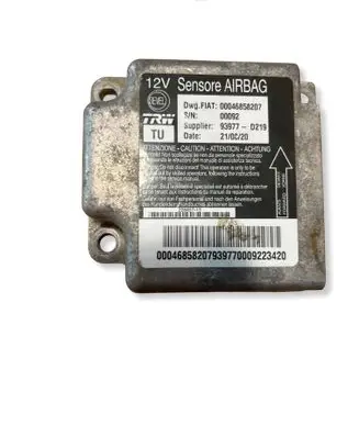 Fiat Ducato Airbag control unit/module 00046858207 93977