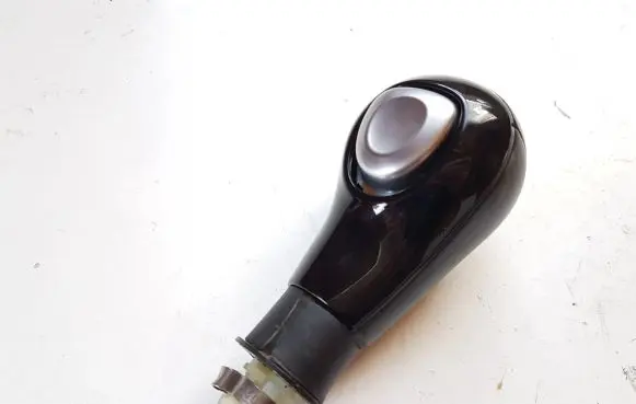 Gear lever shifter trim leather/knob