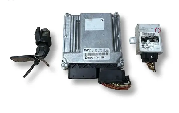 BMW X5 E53 Engine ECU kit and lock set 0281011414 7794626