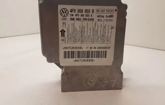 Audi A6 S6 C6 4F Airbag control unit/module 4F0959655B 4F0910655A 5WK43416