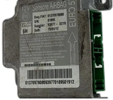 Fiat Ducato Airbag control unit/module 01370978080