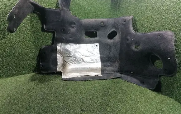 Heat shield in engine bay