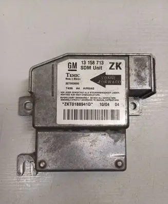 Opel Meriva A Airbag control unit/module 13158713 ZKT0188941D 327963935