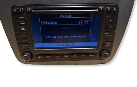 Seat Altea Radio/CD/DVD/GPS head unit 5P0035192A 7612002032