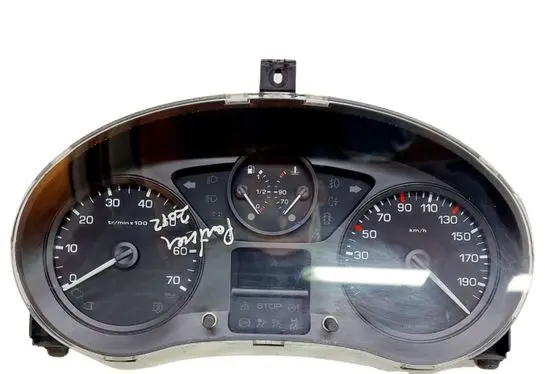 Peugeot Partner Speedometer (instrument cluster) WD0RA52 9666904880