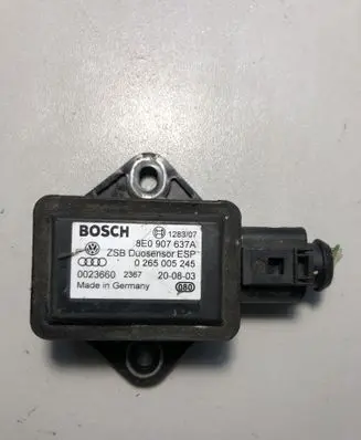 Audi A4 S4 B6 8E 8H ESP acceleration yaw rate sensor 8E0907637A