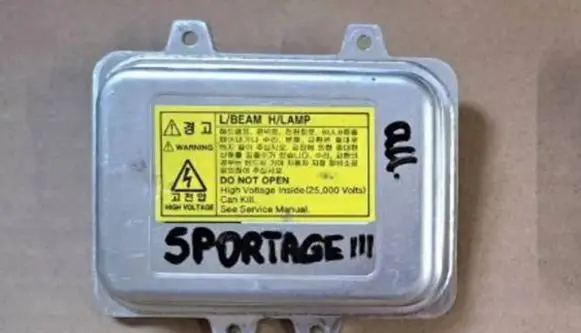 KIA Sportage Xenon control unit/module U000