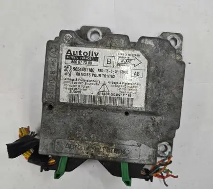 Peugeot 307 Airbag control unit/module 9654491180 606877300