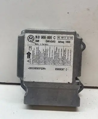 Volkswagen Golf V Airbag control unit/module 1K0909605C 5WK43413