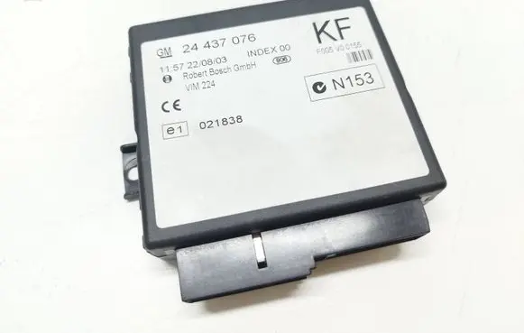 Opel Zafira A Comfort/convenience module 24437076 021838