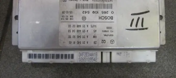 Mercedes-Benz E W211 ESP (stability system) control unit A2115406145 A2115455032