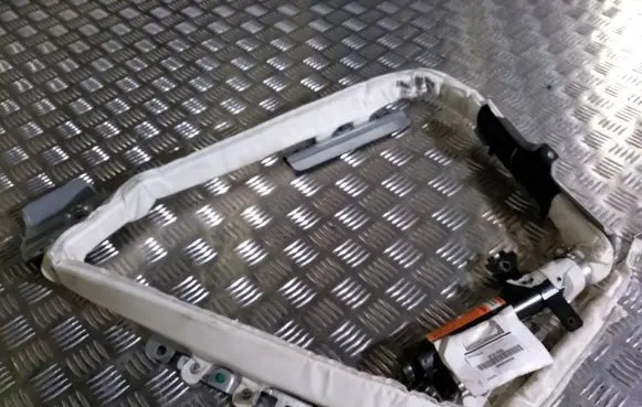 Front door airbag