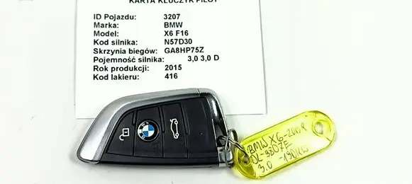 BMW X6 F16 Ignition key/card M-PAKIET9337244