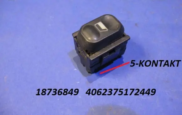 Peugeot Partner Electric window control switch 18736849 4062375172449